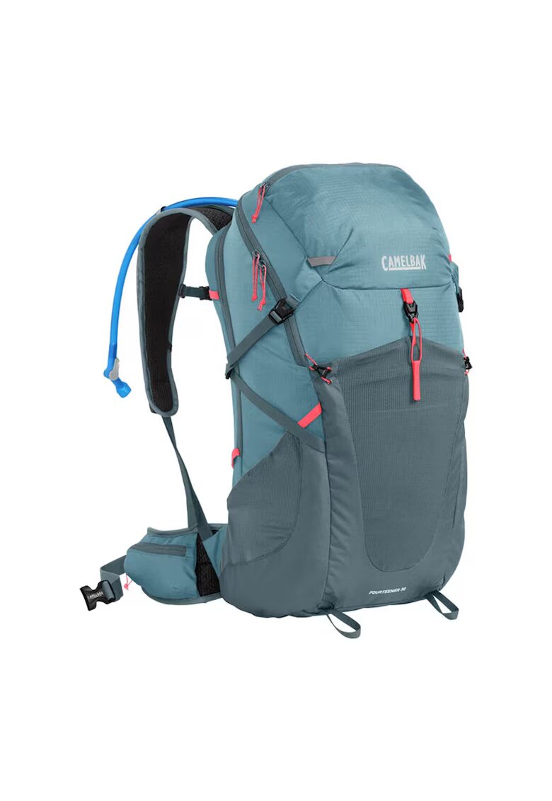 CamelBak Дамски туристически пакет Fourteener™ 30 Hydration с раница Crux® - Smoke Blue/Fiery Coral