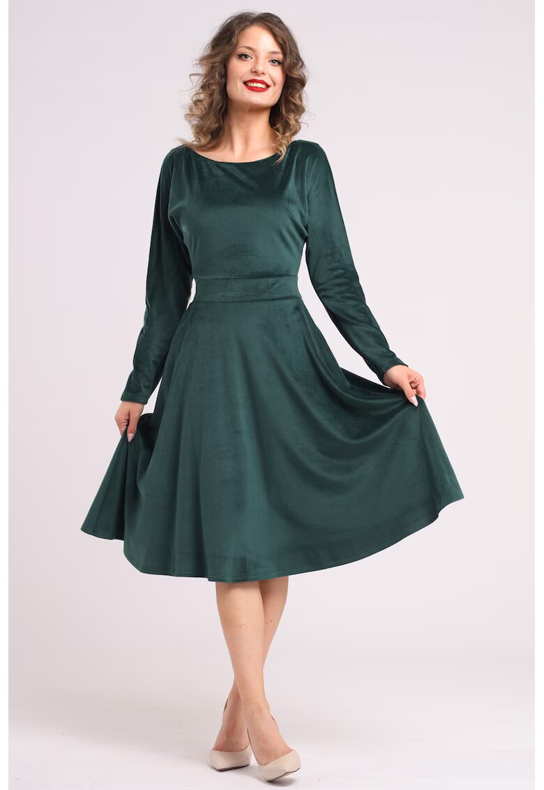 CAMISSI Кафифена рокля с джобове
