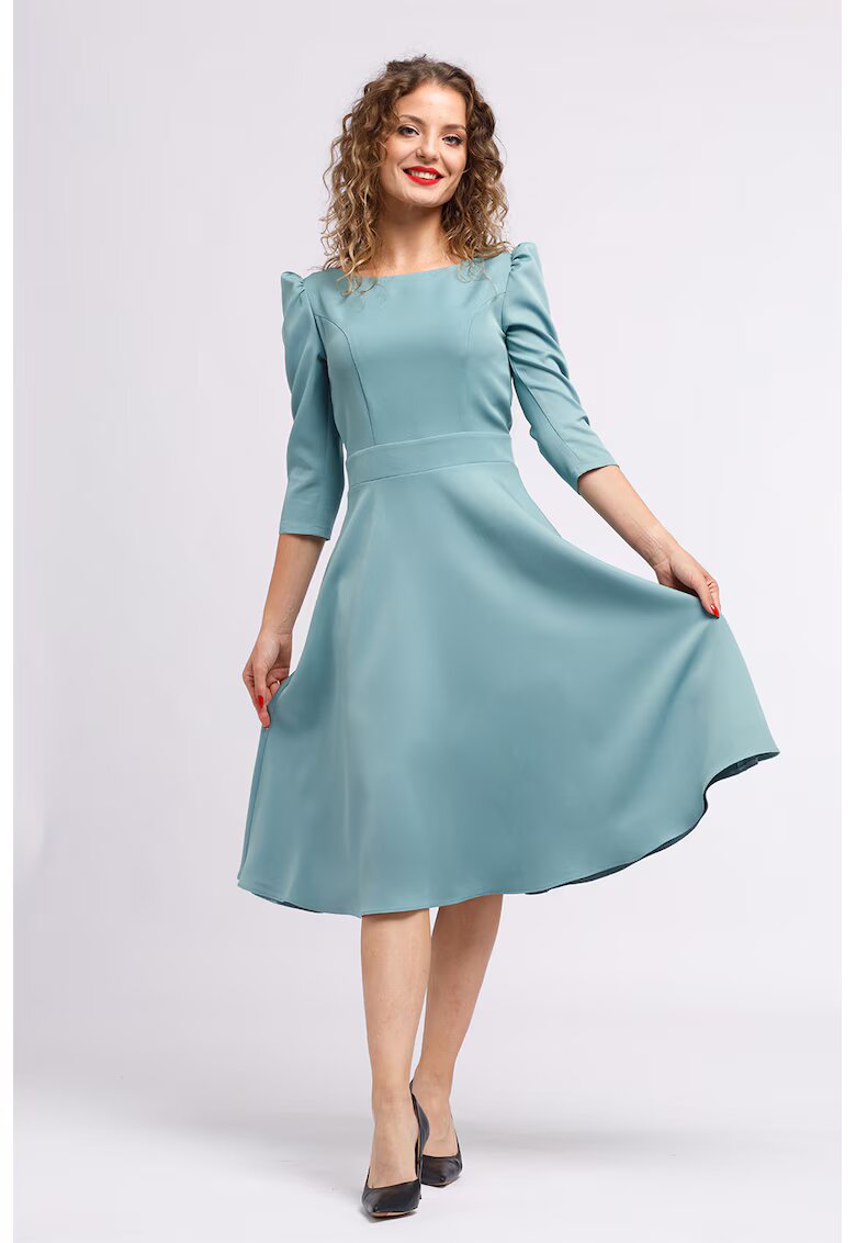 CAMISSI Разкроена рокля с цип