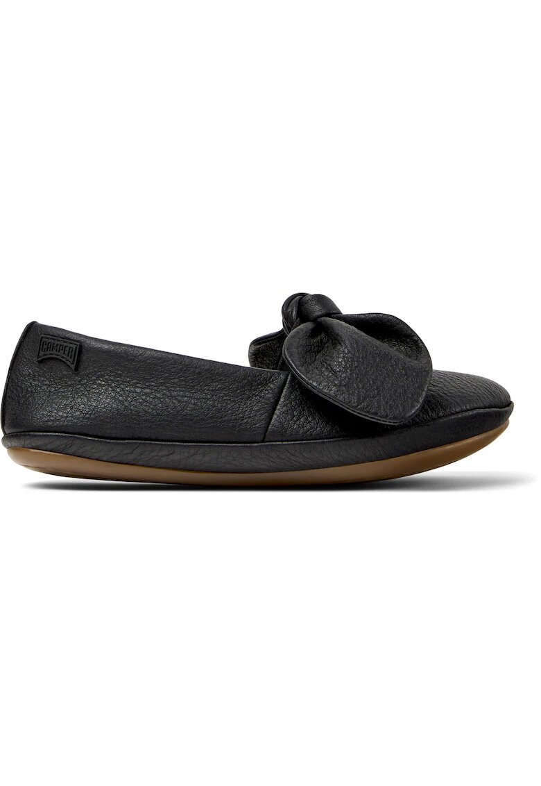 Camper Кожени пантофки Ballerinas Right с панделка