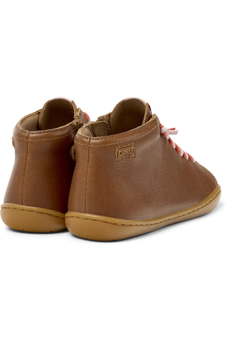 Camper Кожени спортни обувки Peu Cami 8497 Канелено кафяво/Пастелнорозов