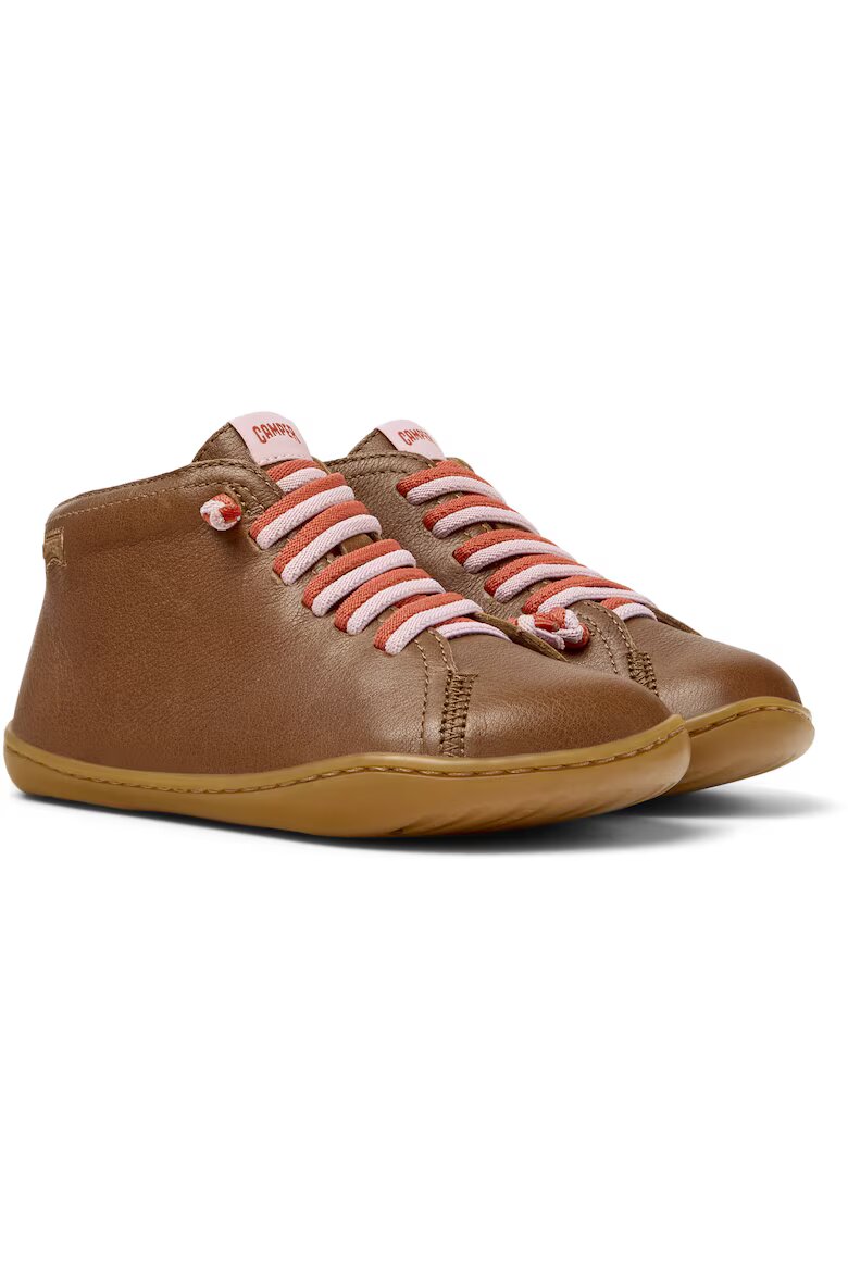 Camper Кожени спортни обувки Peu Cami 8497 Канелено кафяво/Пастелнорозов