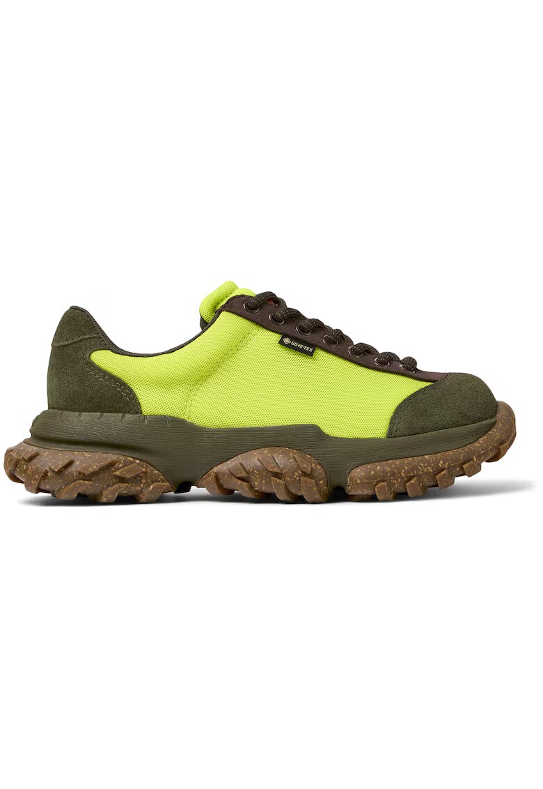 Camper Спортни обувки Waterproof Karst Trek с масивен дизайн - Зелен/Кафяв