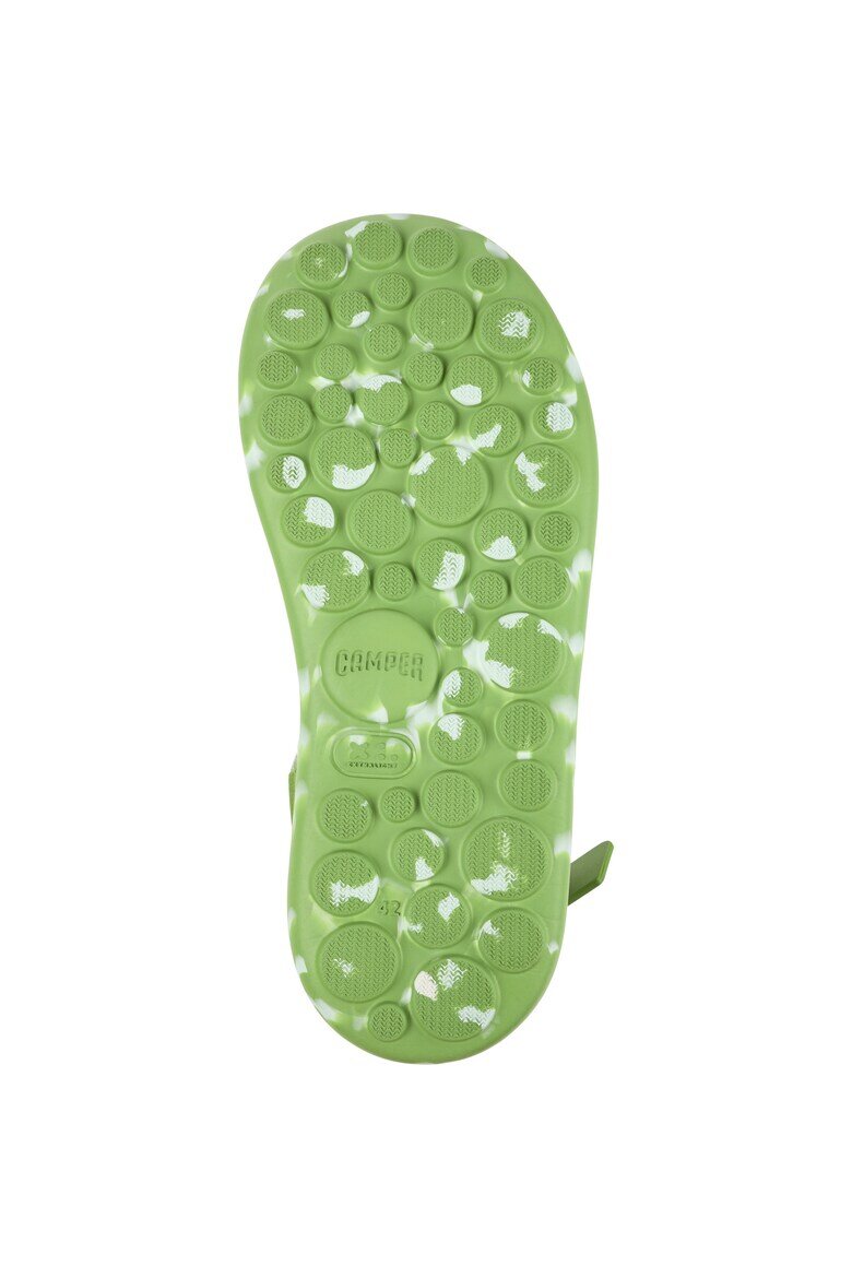 Camper Текстилни сандали Pelotas Flota 25741 с велкро Зелени аспержи