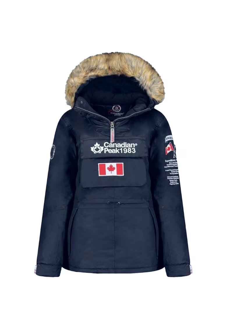 Canadian Peak Зимно яке Banapeak за момичета - черно - 100% полиестер - 152 см
