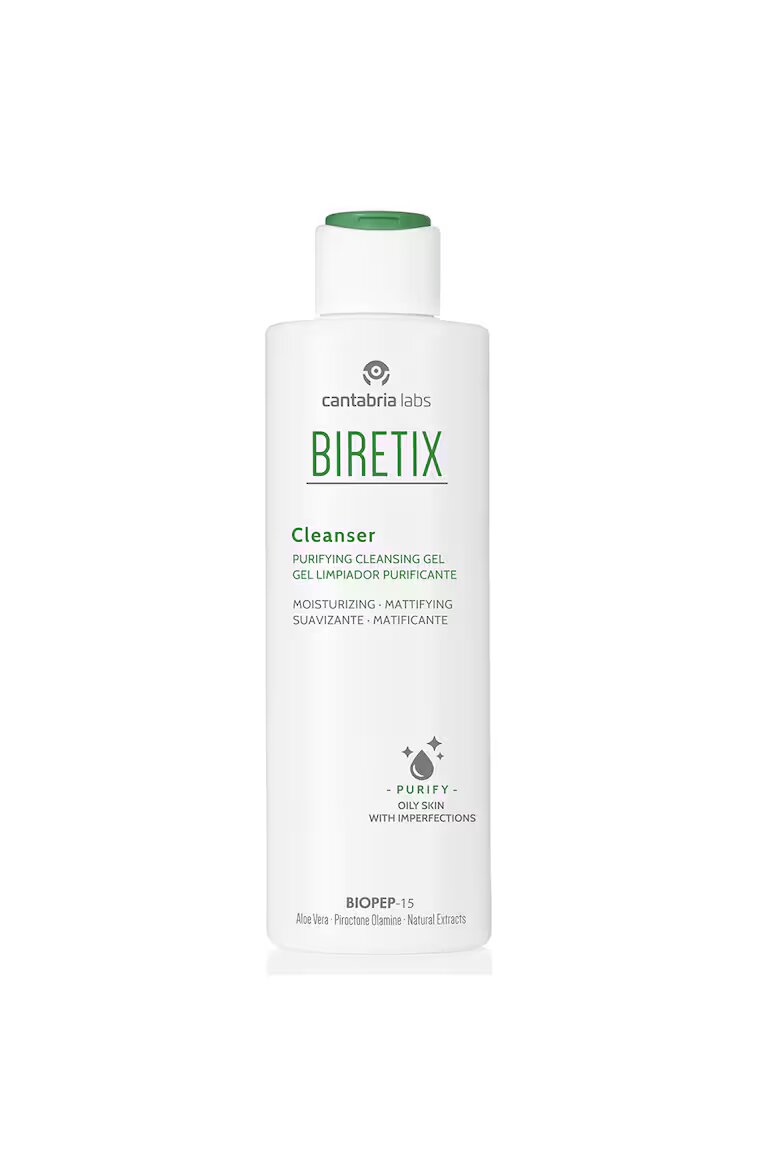 Cantabria Labs Почистващ гел Cantabria Biretix За мазна кожа с несъвършенства 200 мл