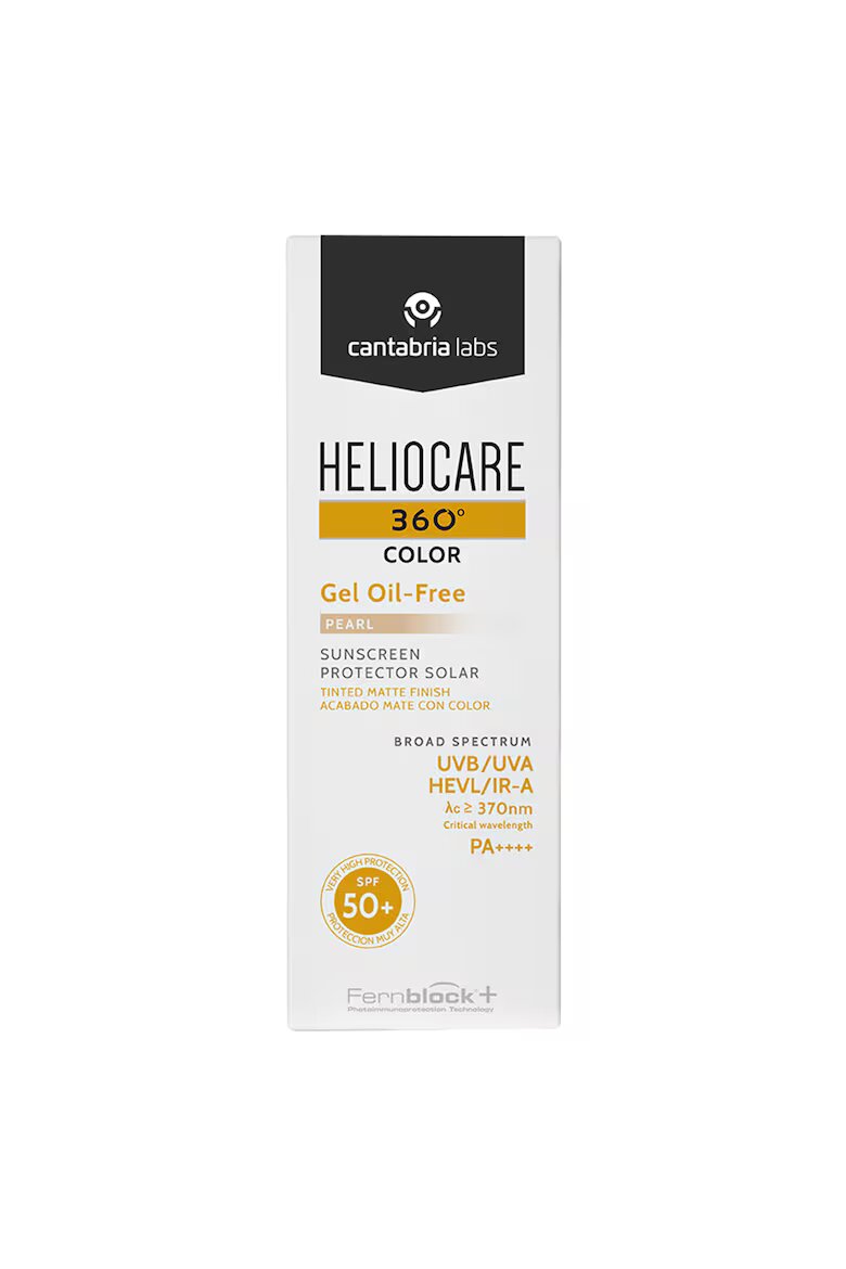 Cantabria Labs Слънцезащитен гел за лице Cantabria Heliocare 360º SPF50+ Pearl С цветни пигменти и матиращ ефект Оil-free 50 мл