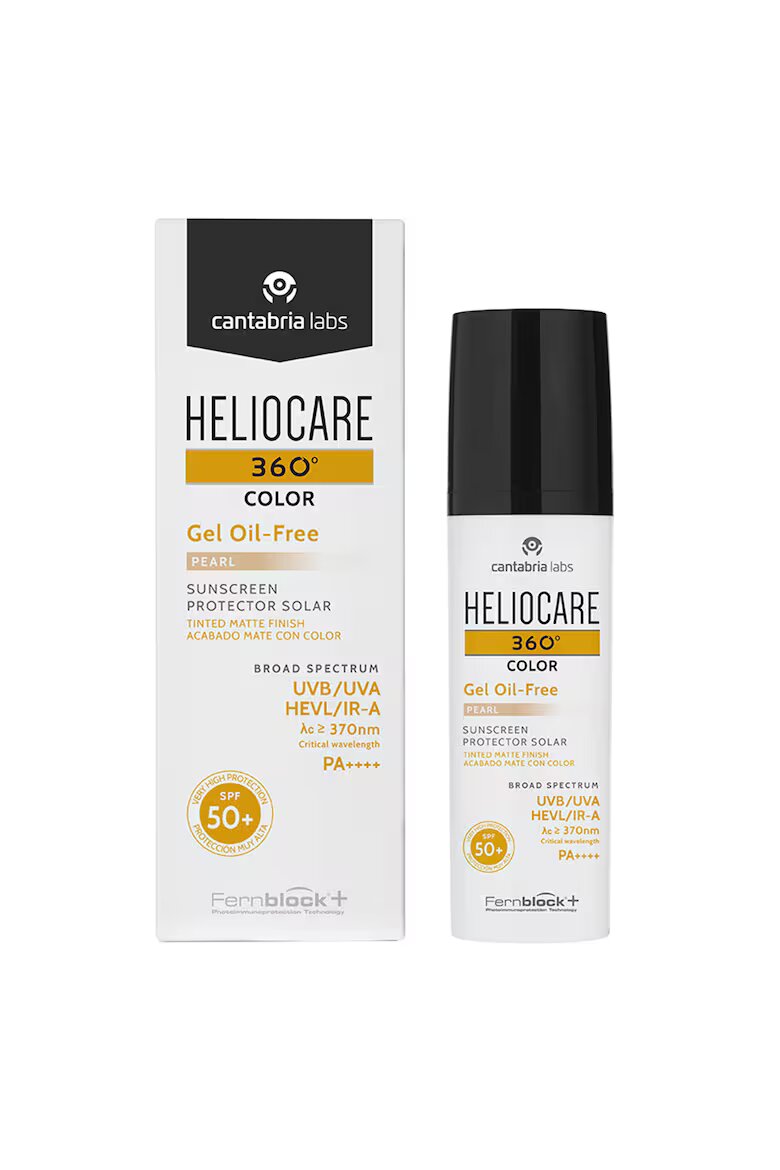 Cantabria Labs Слънцезащитен гел за лице Cantabria Heliocare 360º SPF50+ Pearl С цветни пигменти и матиращ ефект Оil-free 50 мл