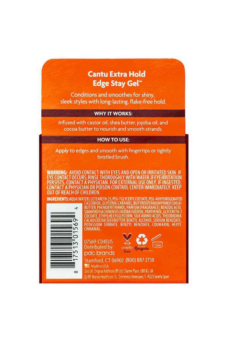 Cantu Гел за коса Edge Stay Със силна фиксация 64 гр