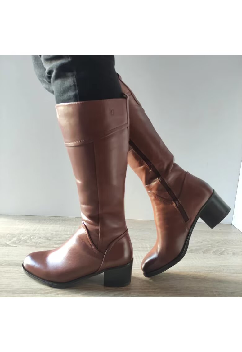 Caprice Дамски боти 25500-41 Cognac Brown - Brown