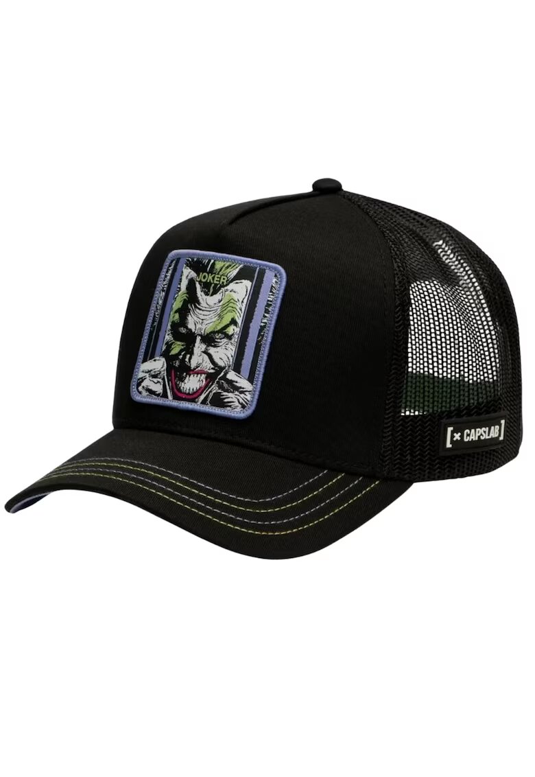 Capslab Мъжка бейзболна шапка - DC Comics Joker Cap CL-DC8-1-CT-JOK - Черна - Един размер
