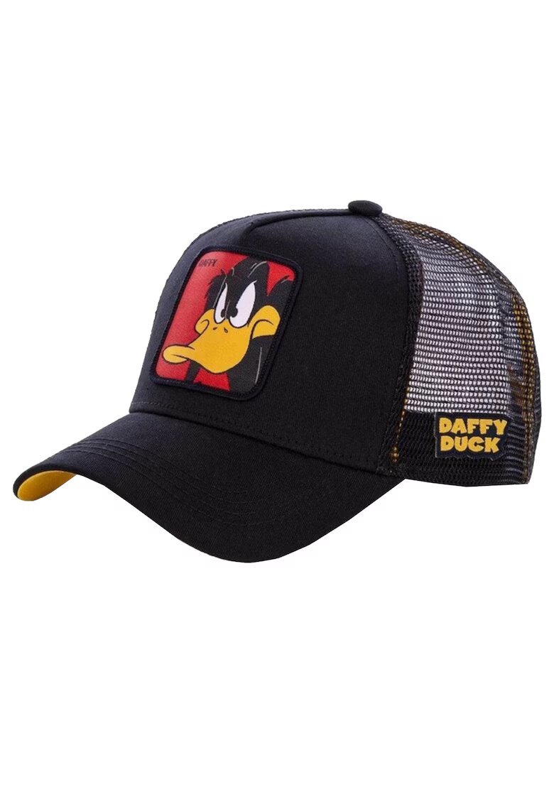 Capslab Мъжка бейзболна шапка - Looney Tunes Daffy Duck Cap Kids CL-LOO-3-DAF1 - Черна - Един размер