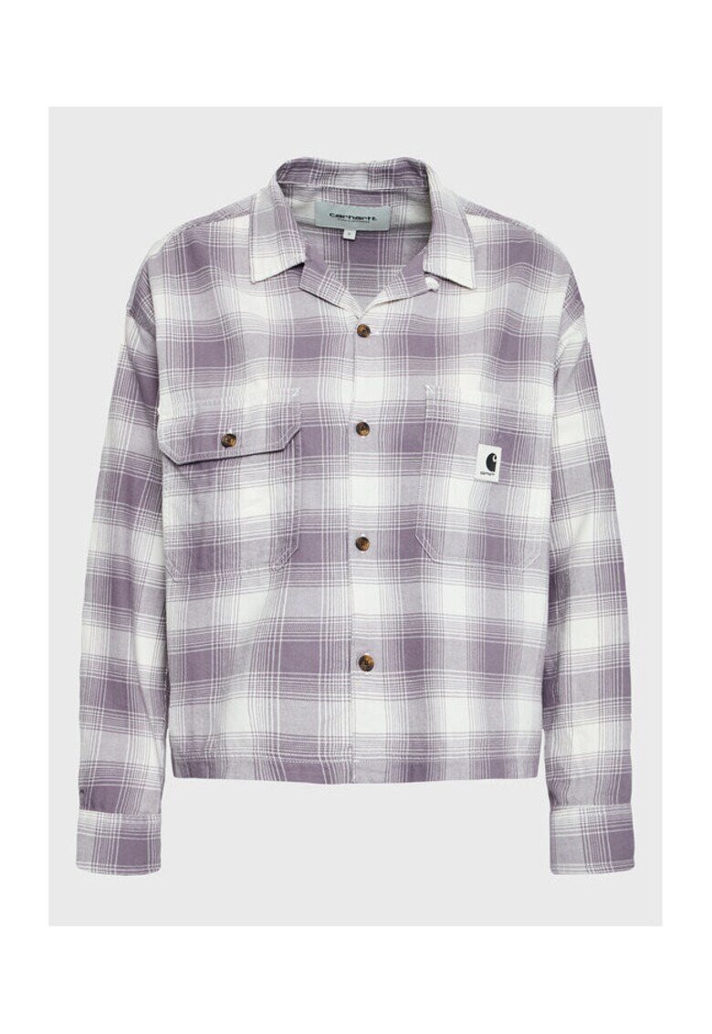 Carhartt WIP Дамска риза - 301714552 - Памук - Лилав