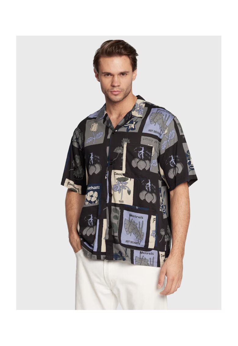 Carhartt WIP Мъжка риза - 300979747 - Памук/Тенсел - Многоцветна