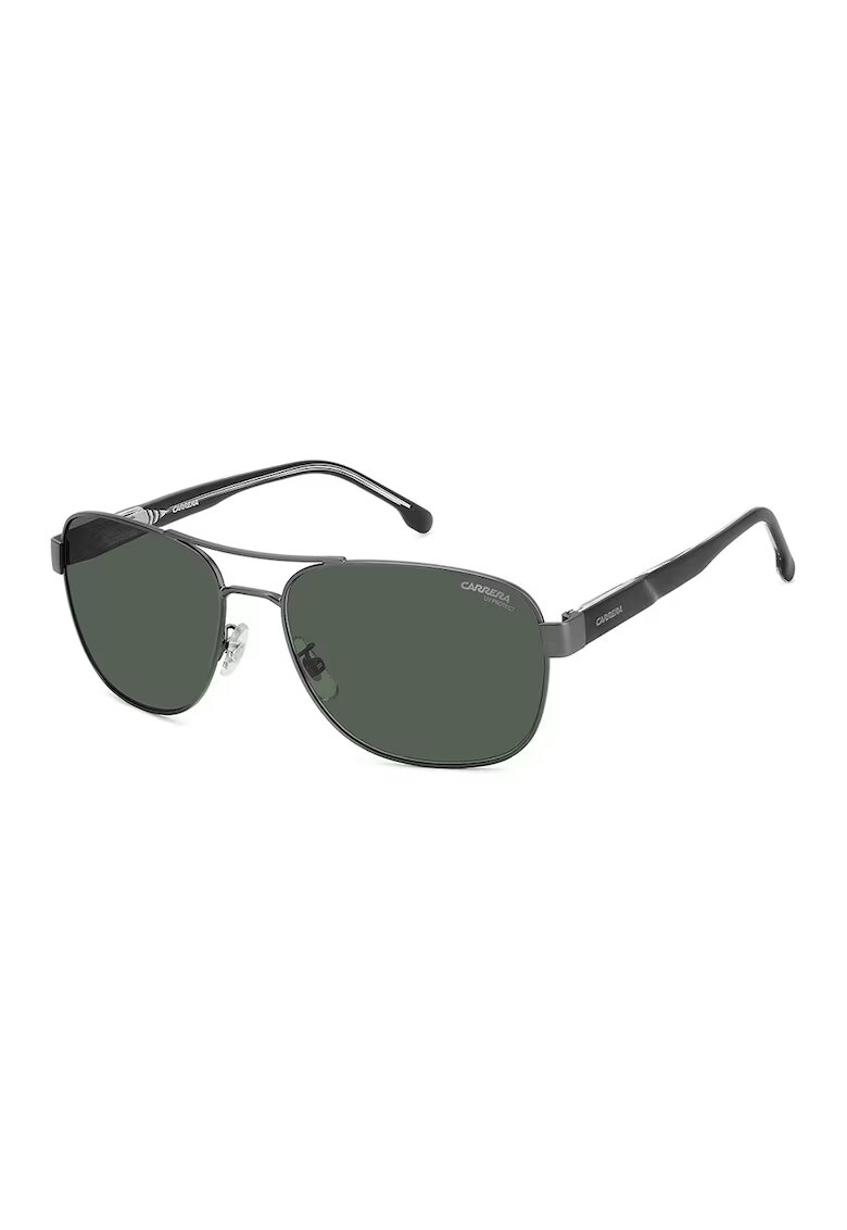 Carrera Слънчеви очила Aviator с лого - Черен/Сребрист