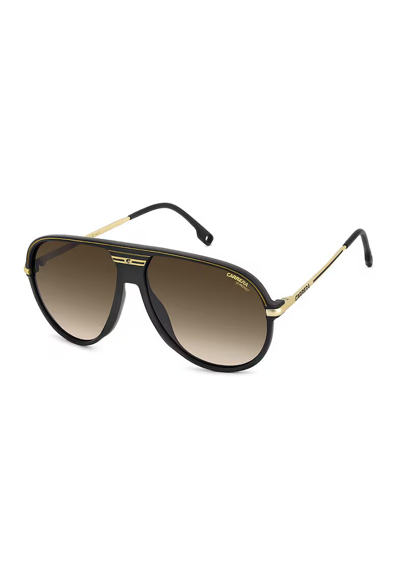 Carrera Слънчеви очила Aviator с лого - Златист