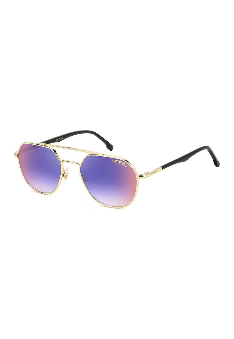 Carrera Унисекс слънчеви очила Aviator - Черен