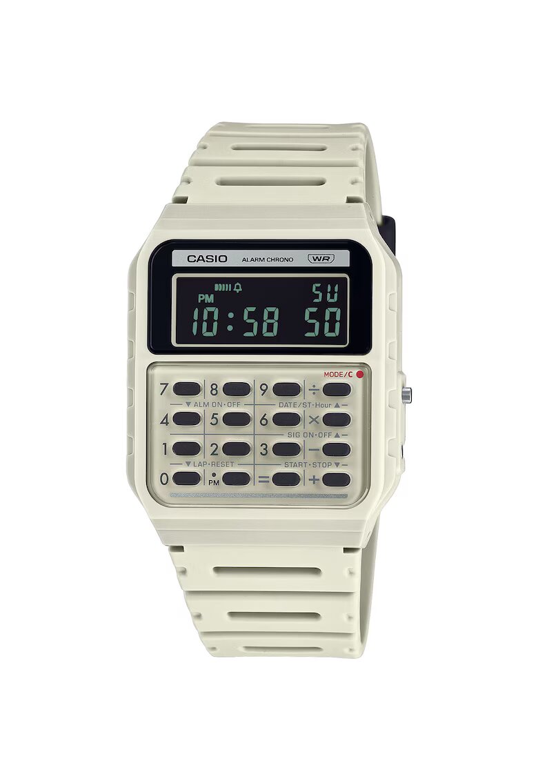 Casio Часовник CA-53WB-8BEF - кварцов - хронограф - бежов - многоцветен - за мъже и жени
