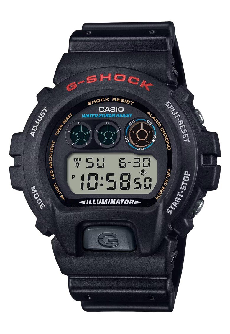 Casio Часовник G-Shock DW-6900U-1ER - черен - 42.8mm x 20mm - водоустойчив - цифров дисплей