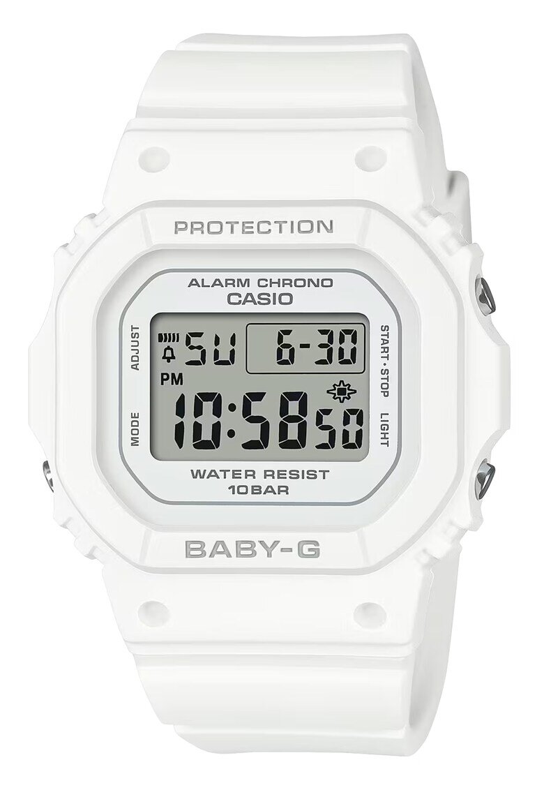 Casio Часовник G-Shock Unisex BGD-565U-7ER - бял - 42.1x37.9x11.3mm