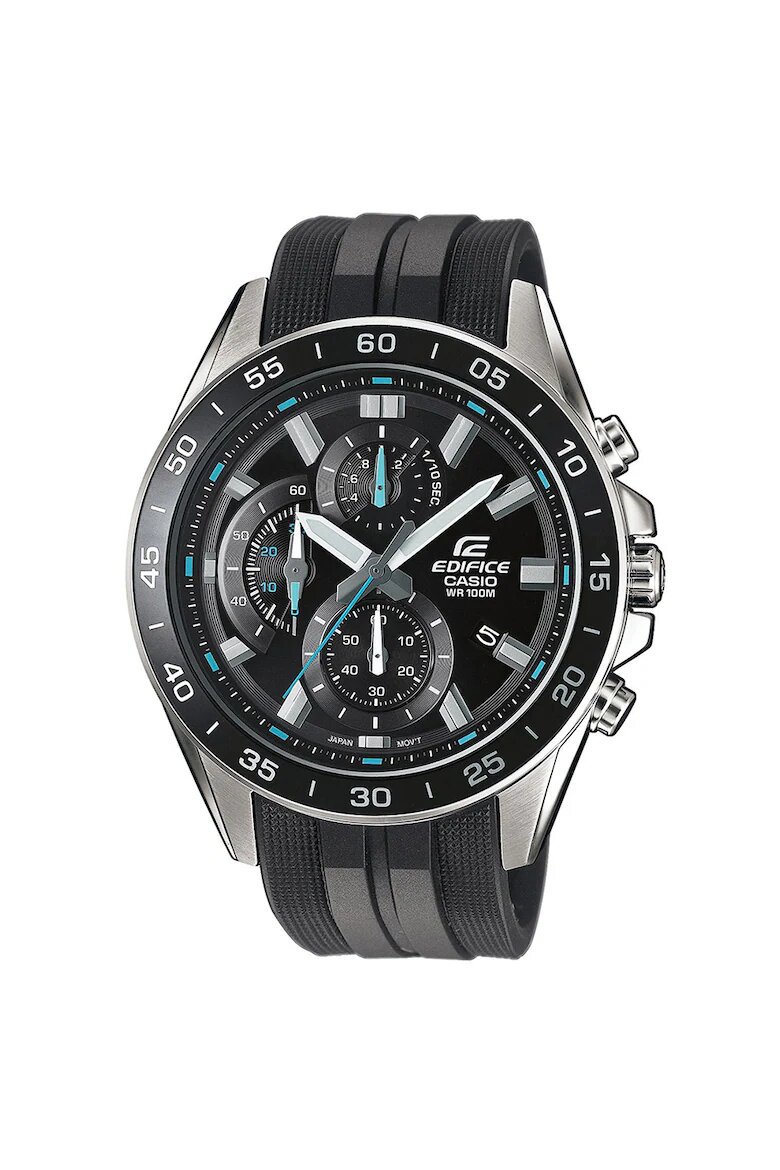Casio Часовник с хронограф Черен