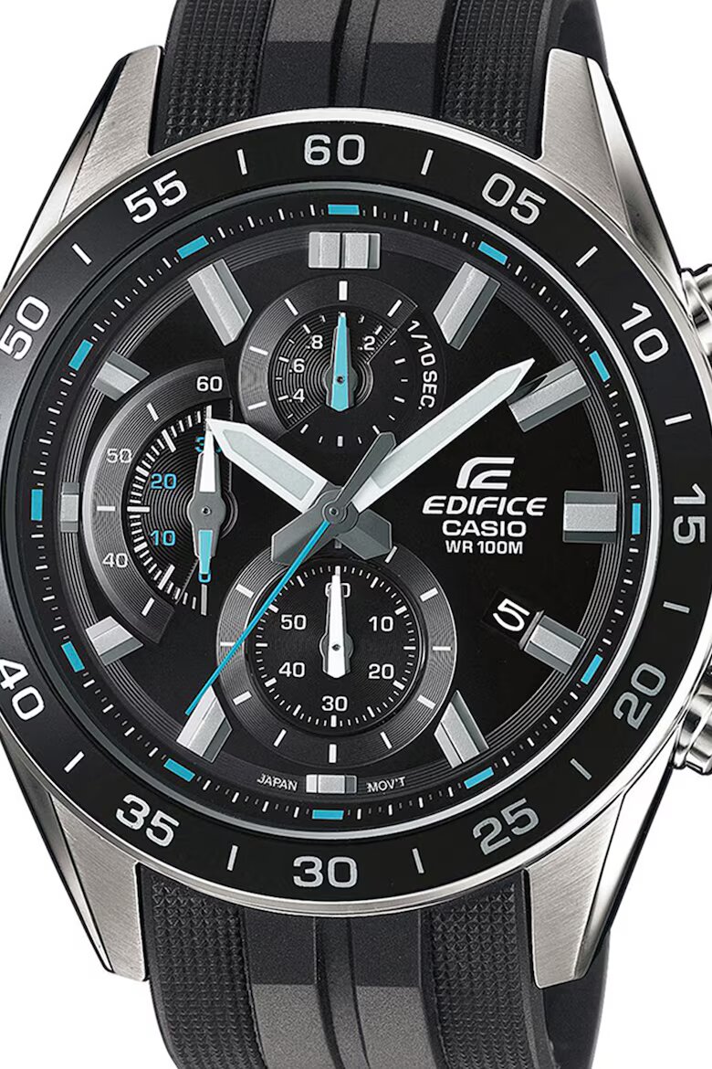 Casio Часовник с хронограф Черен