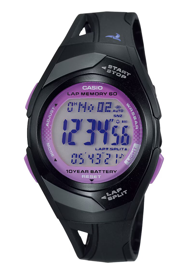 Casio Часовник Timeless Collection Unisex STR-300-1CEG - черен - дигитален - 30g - водоустойчив до 50m