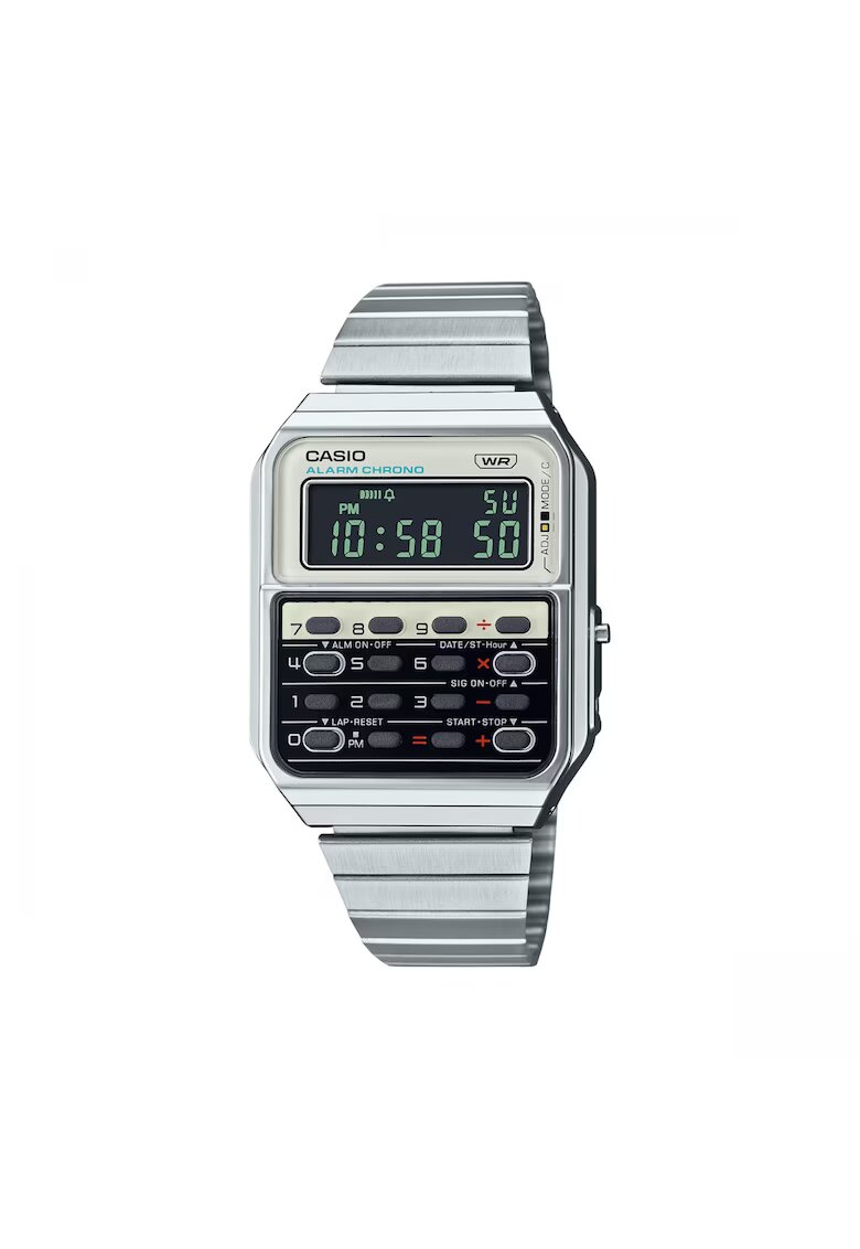 Casio Часовник Винтидж остър калкулатор CA-500WE-7BEF