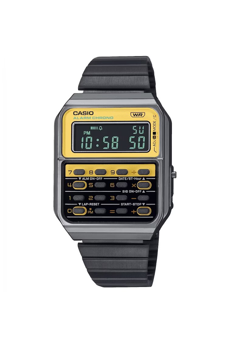 Casio Часовник Винтидж Смел Калкулатор CA-500WEGG-9BEFwqfaxzg - Черен