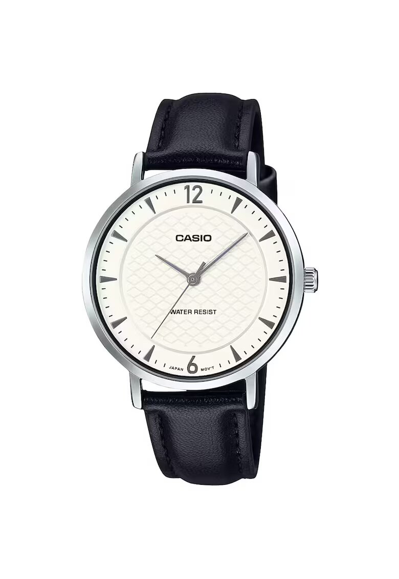 Casio Дамски часовник LTP-VT04L-7A2 - кожена каишка
