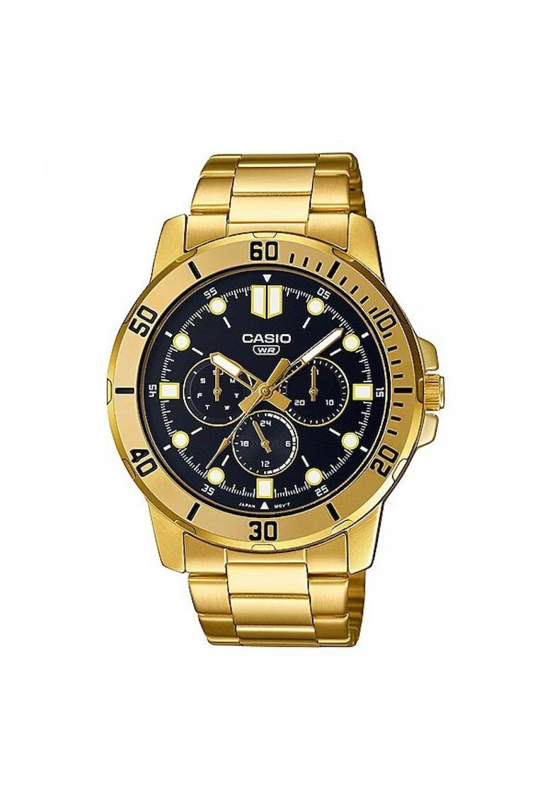 Casio Колекция мъжки часовници MTP-VD 1432837748 - Златист