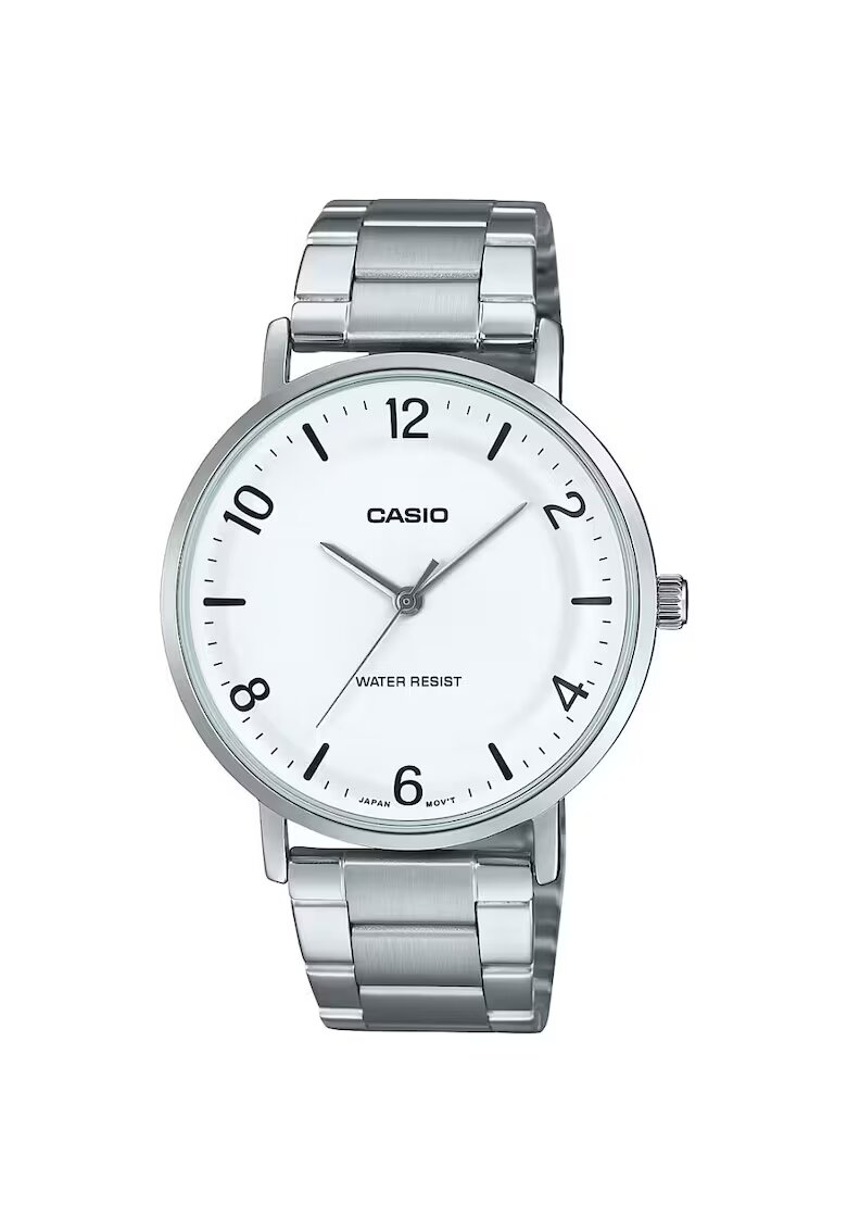 Casio Мъжки аналогов часовник MTP-VT03D-7B - сребрист