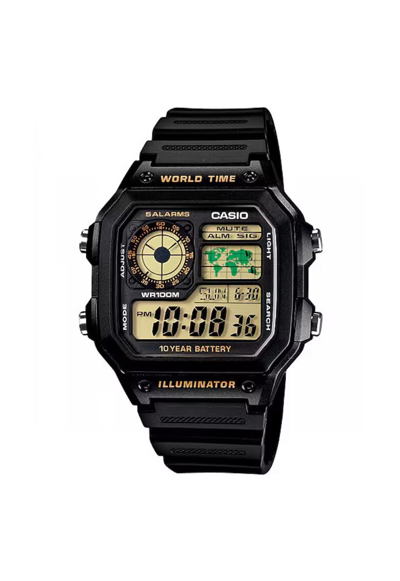 Casio Мъжки часовник Collection AE AE-1200WH-1BVDF - Дигитален