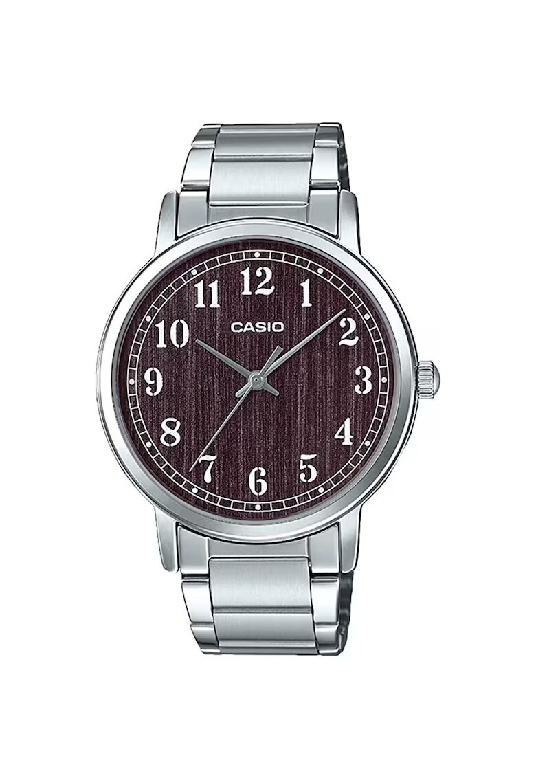 Casio Мъжки часовник - Collection MTP-E MTP-E145L-5B1 - Тъмнокафяв
