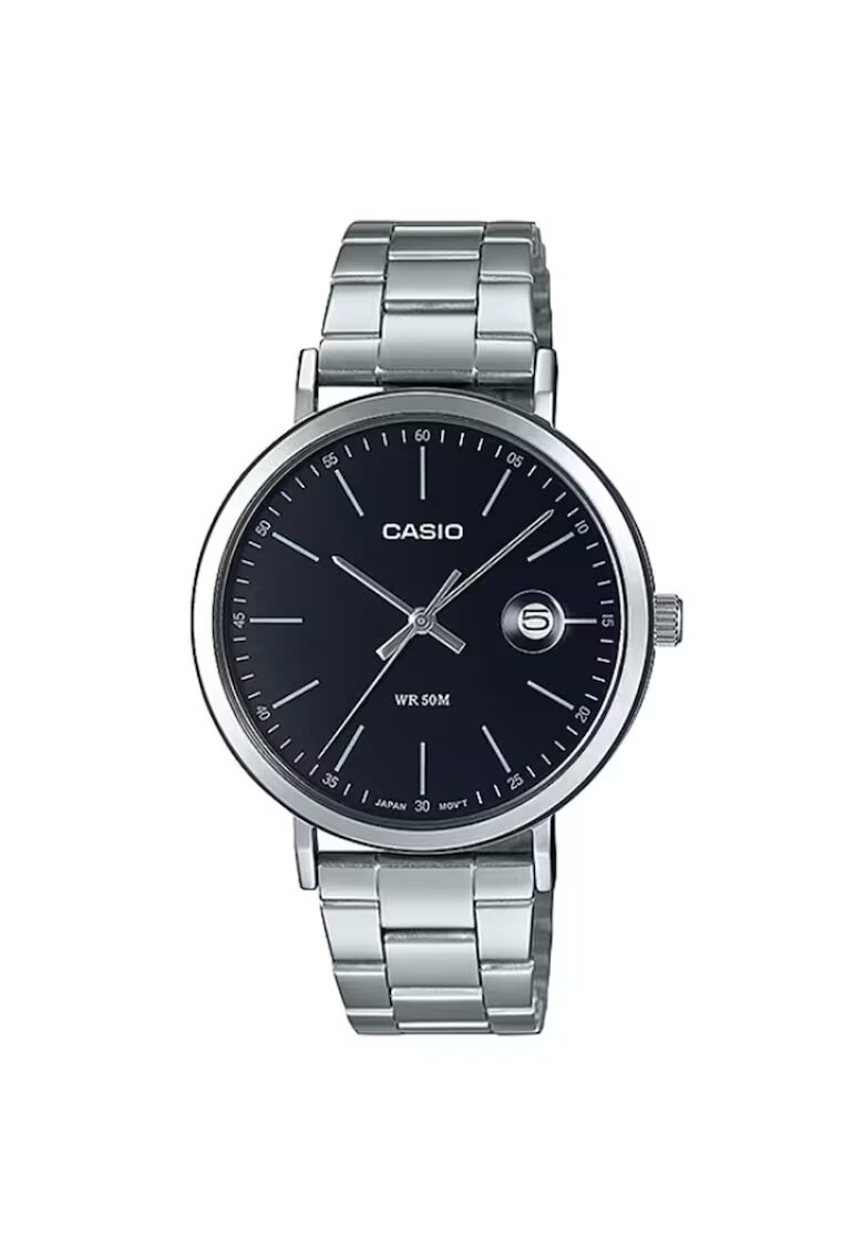 Casio Мъжки часовник - Collection MTP-E MTP-E175D - Сребрист