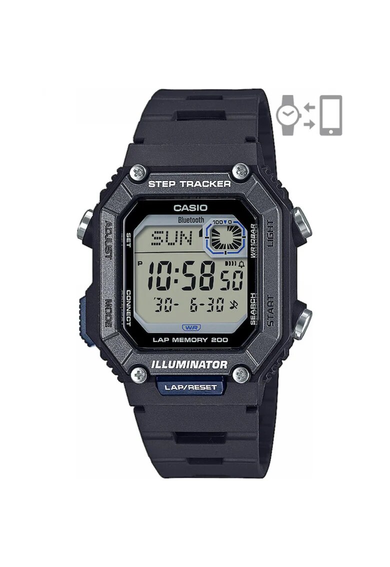 Casio Мъжки часовник Collection WS - Дигитален 709938157 - Черен