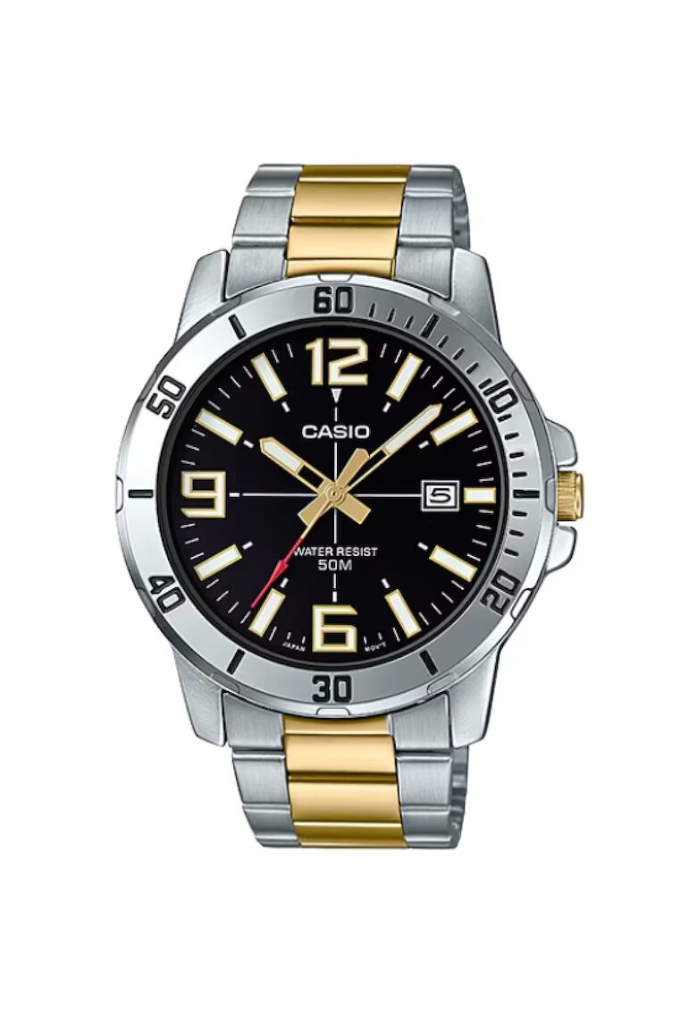 Casio Мъжки часовник - Колекция MTP-VD MTP-VD01B-5B - Сребрист