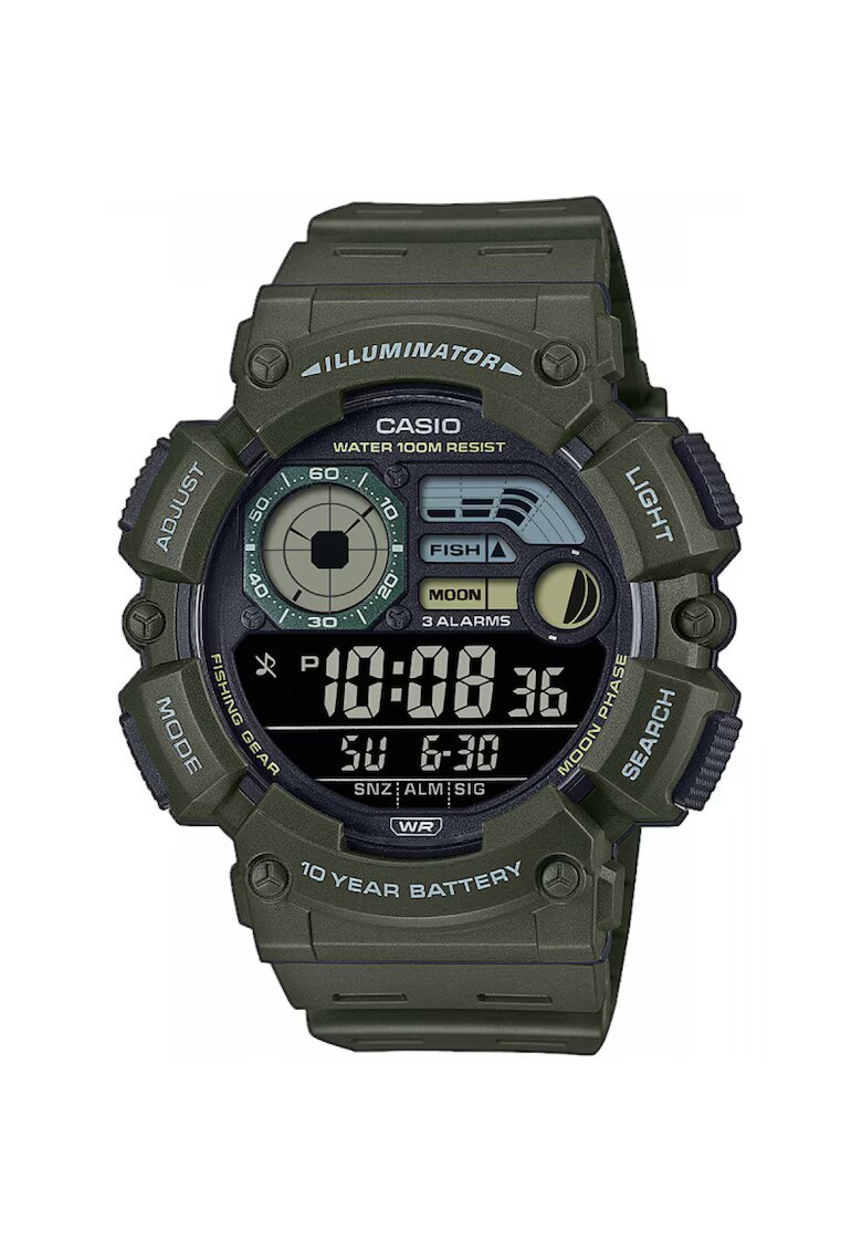 Casio Мъжки часовник - Колекция WS WS1500H-3BVEF - - Зелен