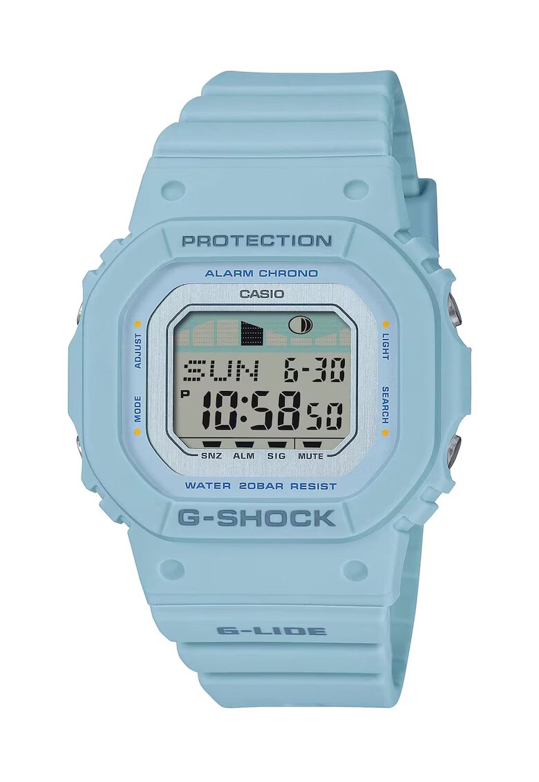 Casio Мъжки часовник Кварцов механизъм - Пластмаса/Каучук - Син