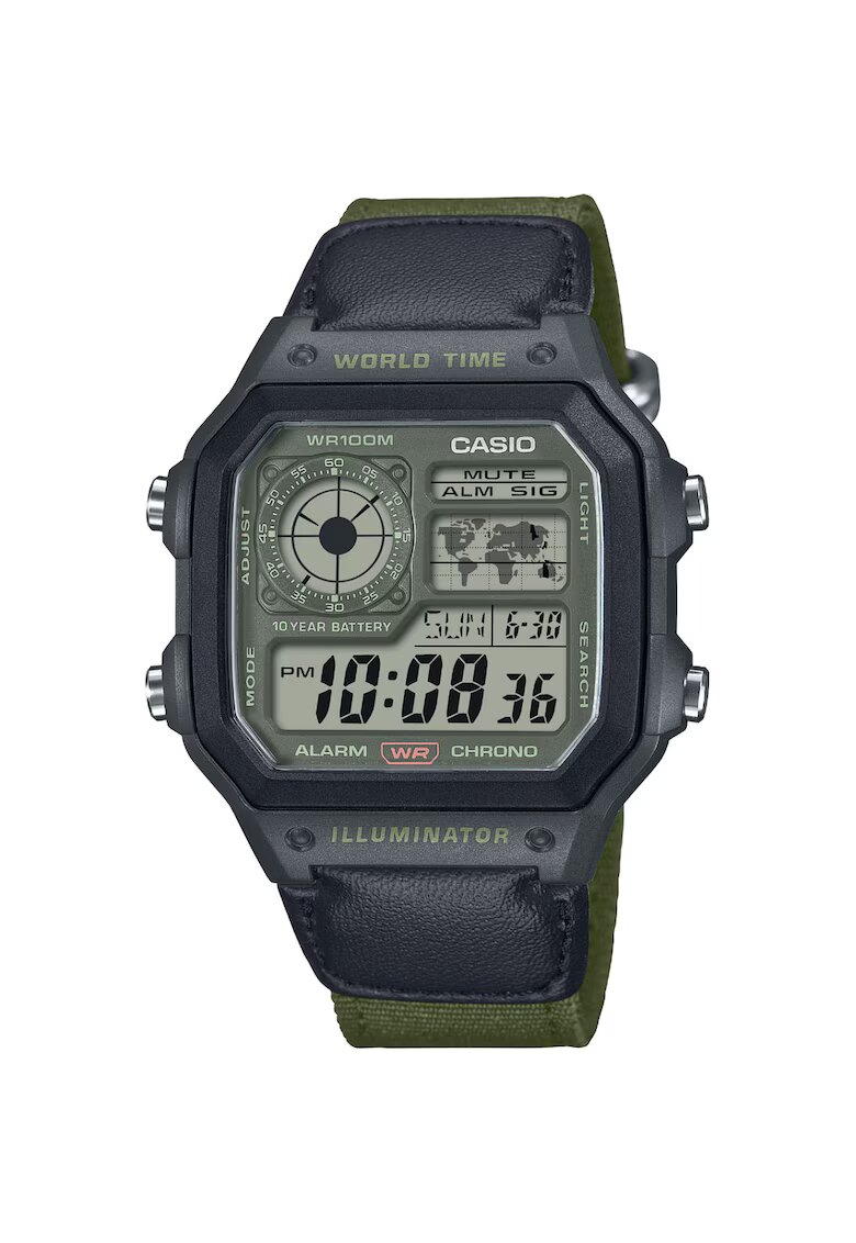 Casio Мъжки сив кварцов часовник - японски