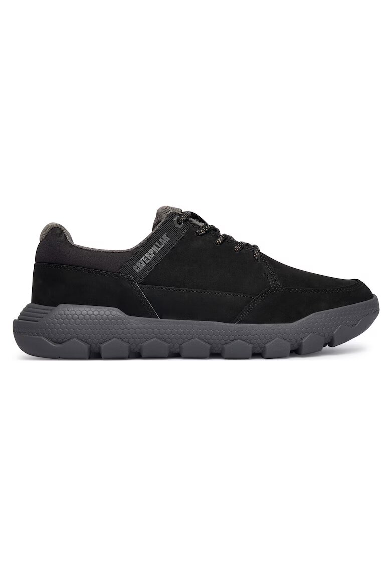 CAT Мъжки кецове Black Hex Lite Cruise Mid - естествена кожа - черни