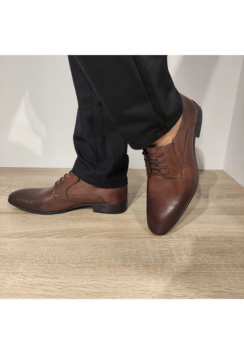 Catali Мъжки елегантни обувки 530Crp Brown -