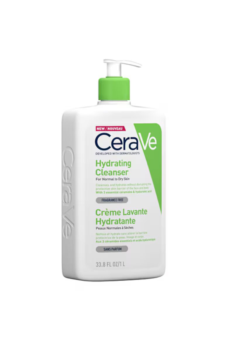 CeraVe хидратиращ измиващ гел за нормална суха кожа 1000 мл