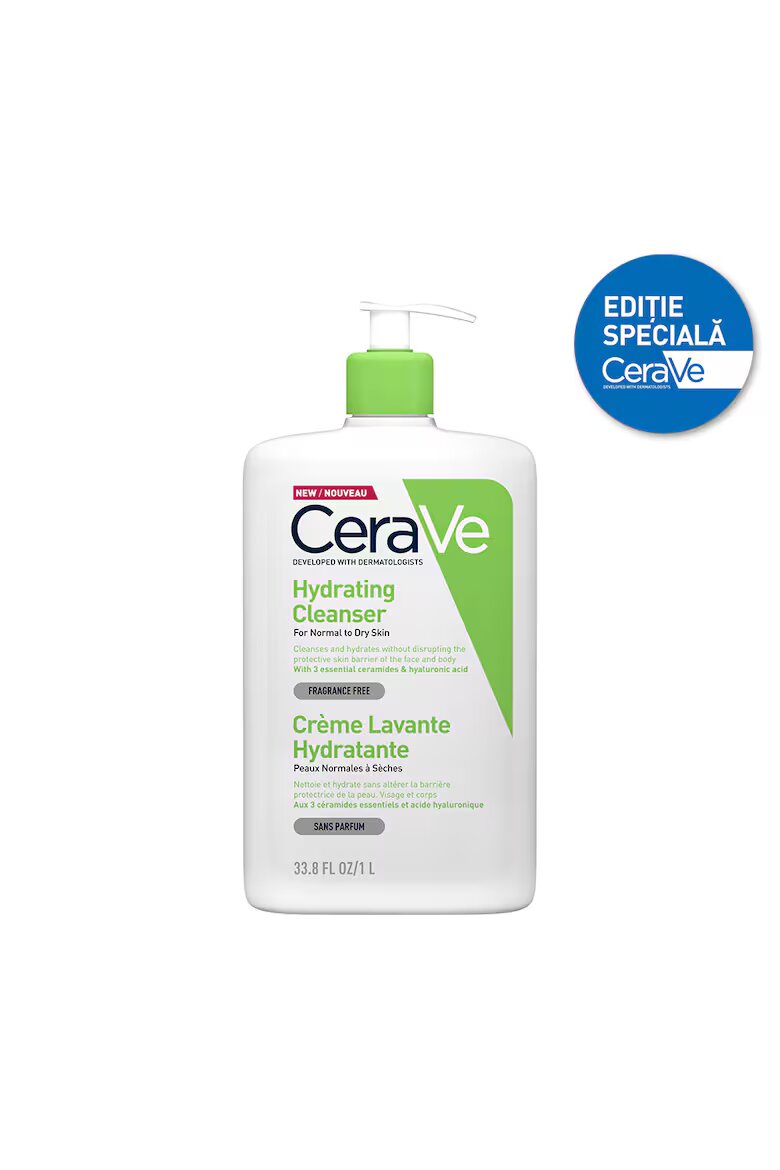 CeraVe хидратиращ измиващ гел за нормална суха кожа 1000 мл