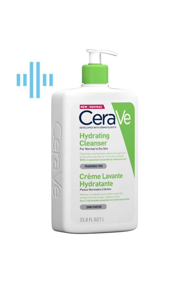 CeraVe хидратиращ измиващ гел за нормална суха кожа 1000 мл