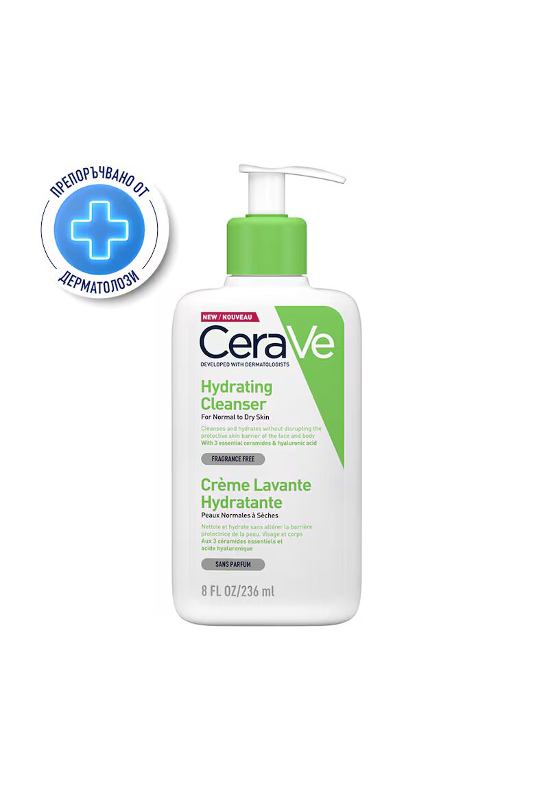CeraVe хидратиращ почистващ гел за нормална до суха кожа 236 мл