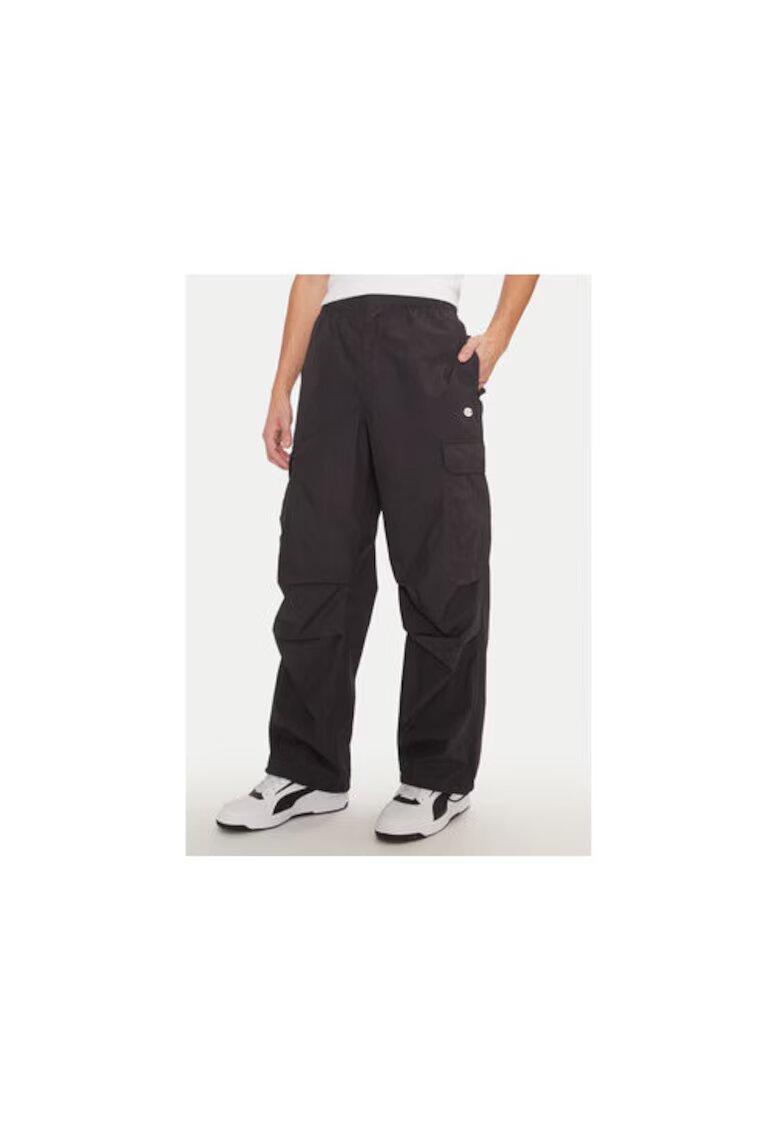 Champion Мъжки спортни панталони 220414 - памук - XL INTL - черни