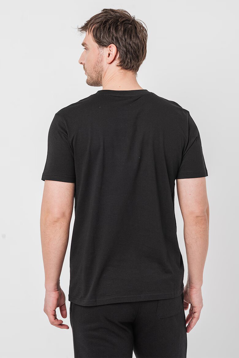 Champion Памучна тениска Basic с лого Черен