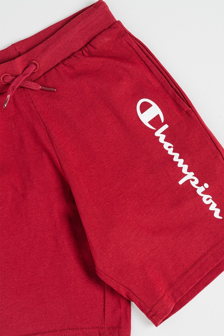 Champion Спортни бермуди с лого Тъмночервен