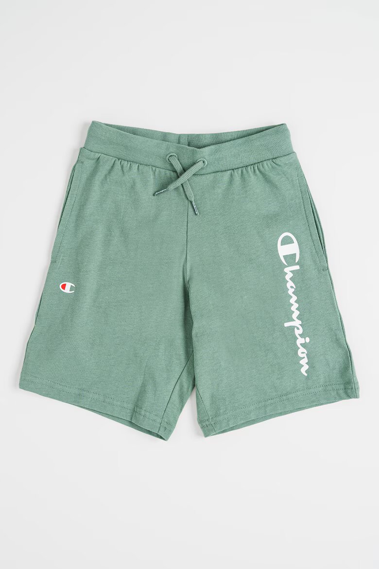 Champion Спортни бермуди с лого Зелен